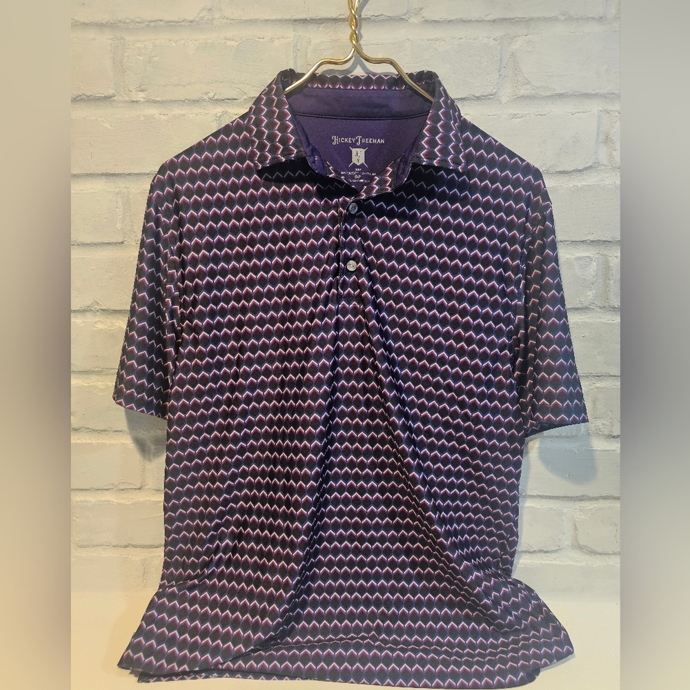 Hickey Freeman GOLF Men's Polo Shirt SIZE SMALL